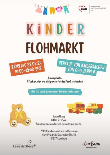 Kinderflohmarkt Lüneburg AWO Familienzentrum Lotte Lemke