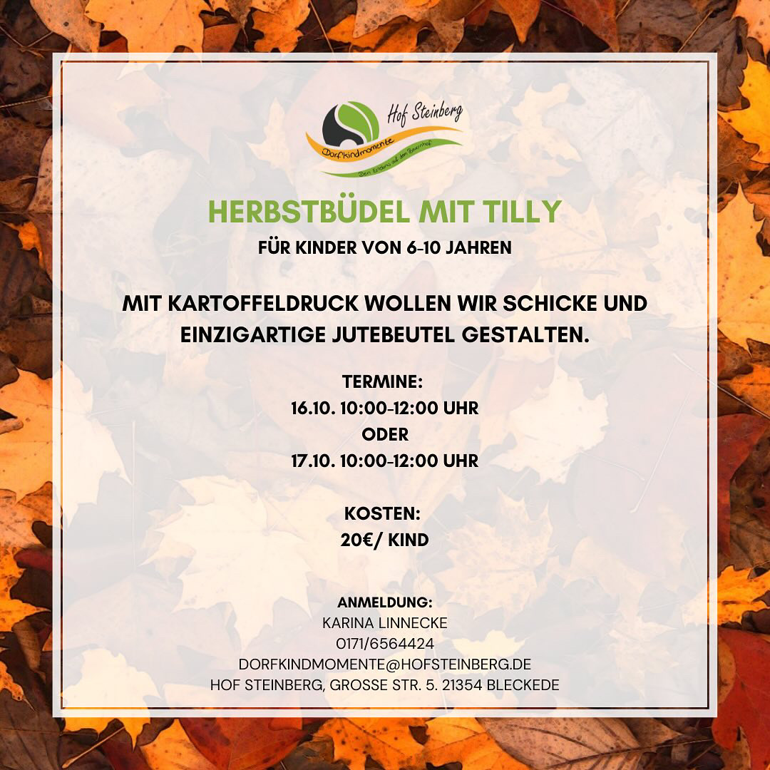 Herbstferien in Lüneburg und Umgebung