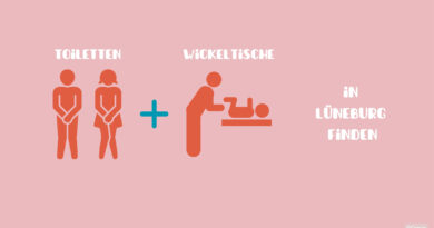 Wegweiser Toiletten und Wickeltische in Lüneburg