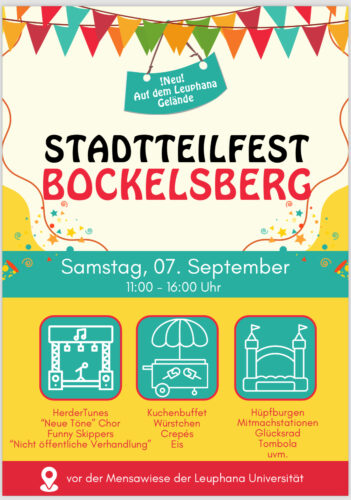 Flyer Stadtteilfest Bockelsberg Lüneburg