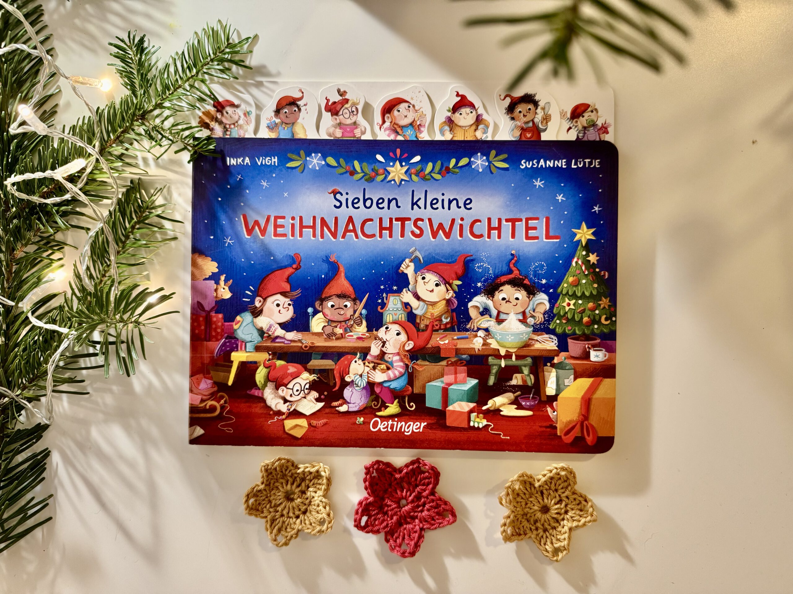 Weihnachtsbücher für Kinder - Sieben kleine Weihnachtswichtel