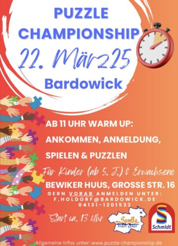 Plakat "Puzzle Championship Bardowick"