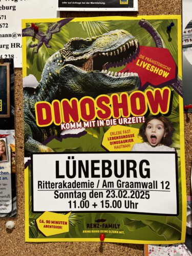 Dinoshow in Lüneburg