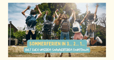 Gestalte ganz einfach einen Sommerferien Countdown für dein Kind - kostenloser Download