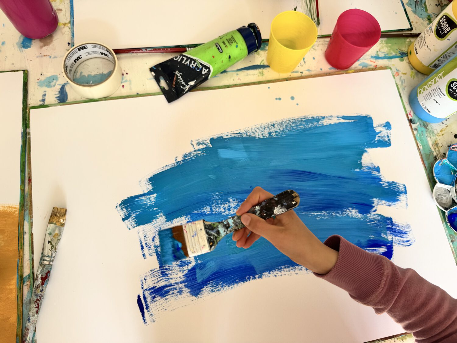 Im Atelier von Christina Kaul gibt es viele verschiedene Kunstkurse für Kinder in Lüneburg