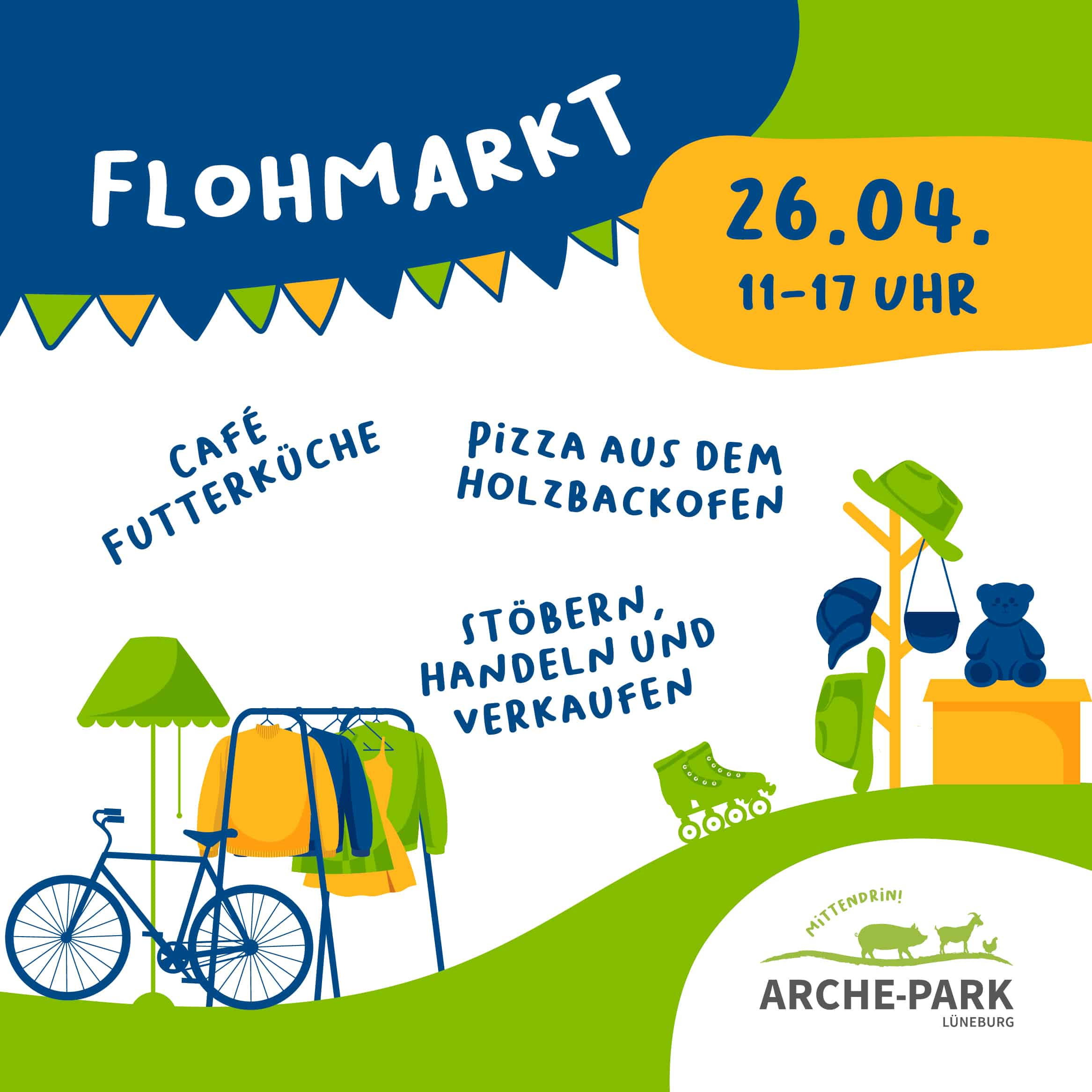 Flohmarkt im Archepark Lüneburg